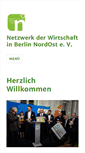 Mobile Screenshot of berliner-wirtschaft.net